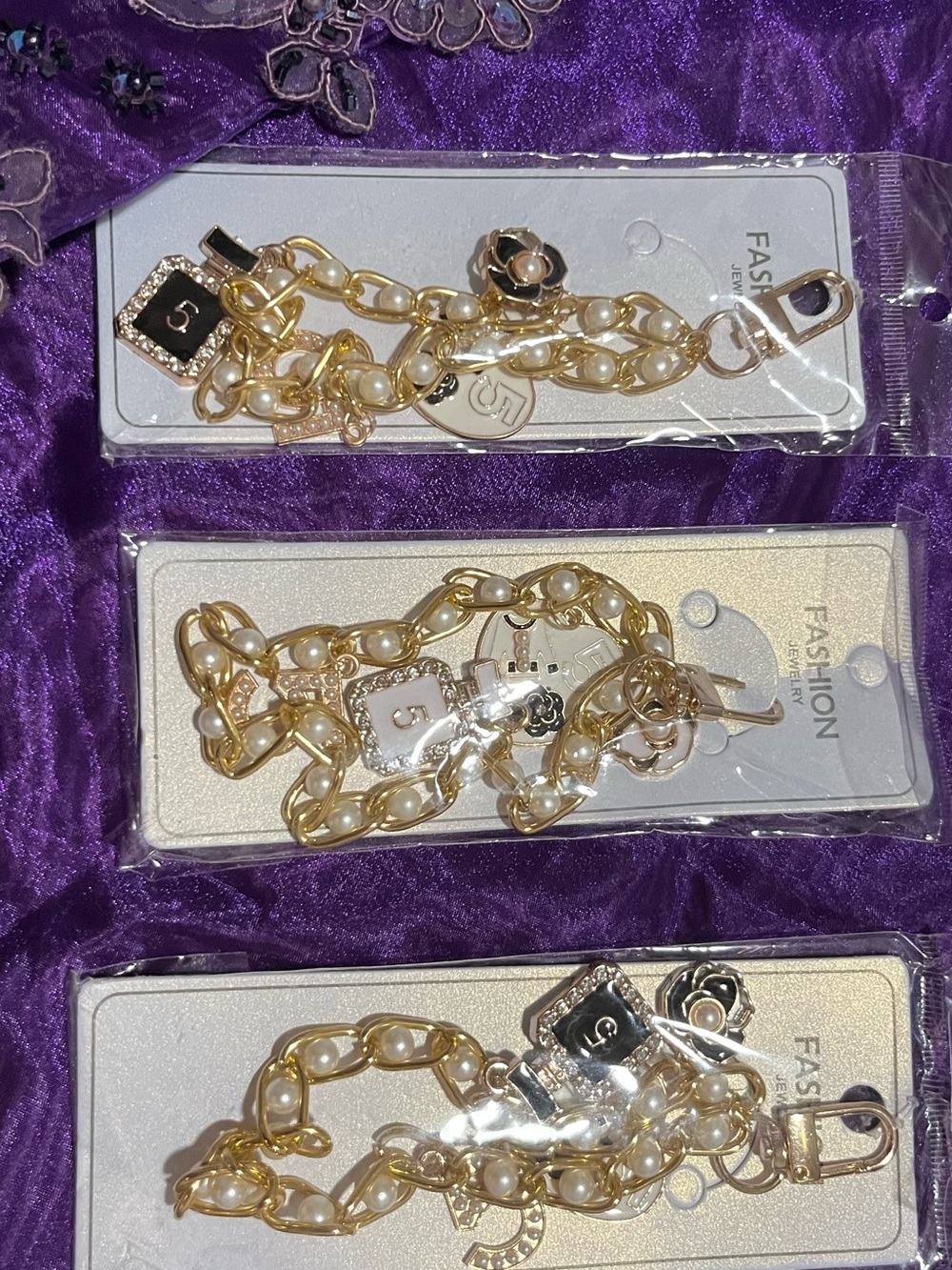 4 bag charms,New - Picture 3 of 3
